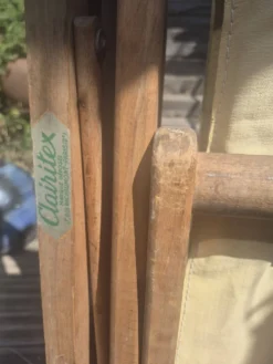 Chaise longue transat année 50