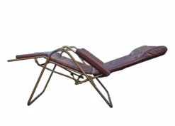 Chaise longue transat vintage lama années 60