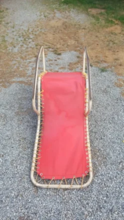 Chaise longue vintage design Bartolucci et Waldheim des années 50/60