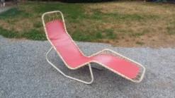 Chaise longue vintage design Bartolucci et Waldheim des années 50/60
