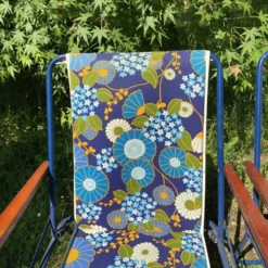 Chaises de camping pliantes années 70 , chaises de jardin