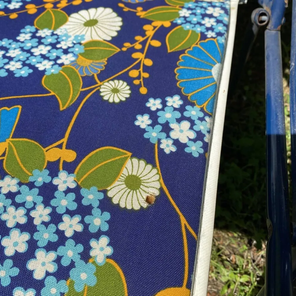 Chaises de camping pliantes années 70 , chaises de jardin