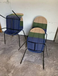 4 chaises de jardin