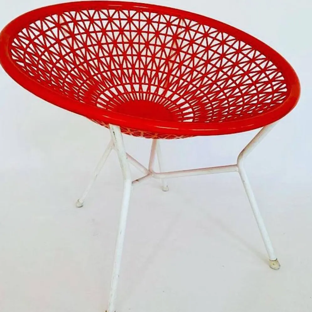 Chaises de jardin Balloon attribuées à F. Fabiano et M. Panzini, Italie 1970s