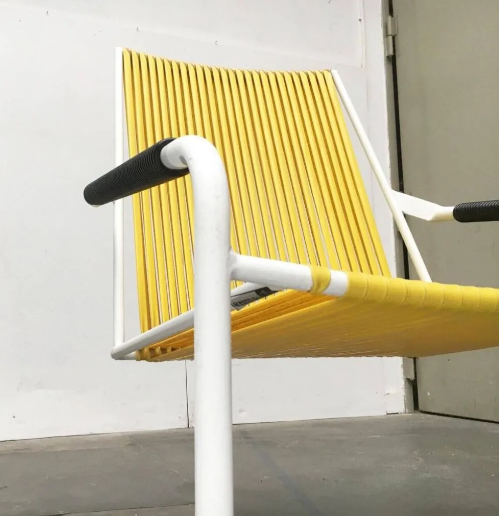 Chaises de jardin empilables Mauser allemandes de style mid-century moderne, ensemble de 3.