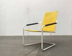 Chaises de jardin empilables Mauser allemandes de style mid-century moderne, ensemble de 3.