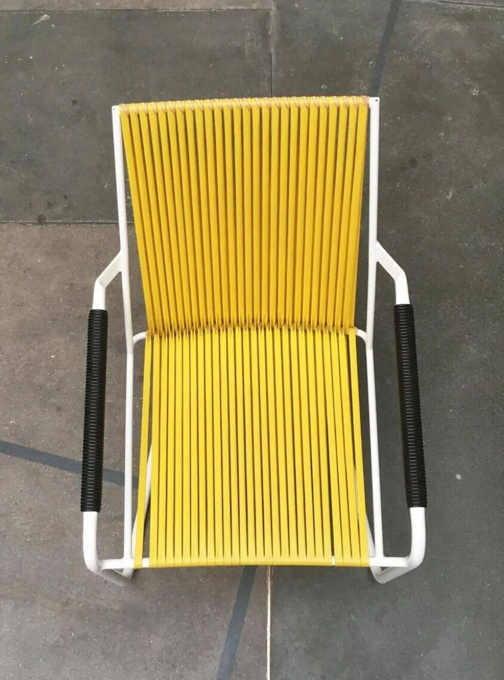 Chaises de jardin empilables Mauser allemandes de style mid-century moderne, ensemble de 3.