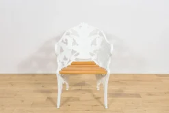 Chaises de jardin en fonte de style victorien Coalbrookdale, Royaume-Uni, années 1950, ensemble de 2.