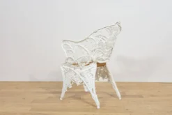Chaises de jardin en fonte de style victorien Coalbrookdale, Royaume-Uni, années 1950, ensemble de 2.