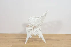 Chaises de jardin en fonte de style victorien Coalbrookdale, Royaume-Uni, années 1950, ensemble de 2.