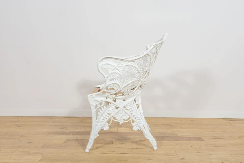 Chaises de jardin en fonte de style victorien Coalbrookdale, Royaume-Uni, années 1950, ensemble de 2.
