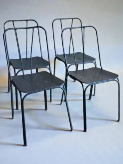 Chaises de jardin Parc et Jardin de Paris, 1950's (*4)