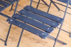 4 chaises de jardin pliantes, années 50