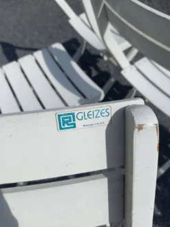 6 chaises jardin vntage 60 70 R Gleizes