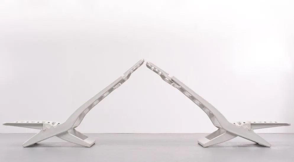 Chaises pliantes Fanini Fain Ascoli Piceno Maratea, années 1970, Italie