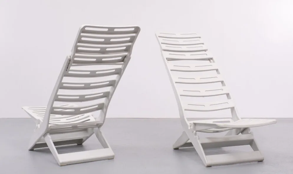 Chaises pliantes Fanini Fain Ascoli Piceno Maratea, années 1970, Italie