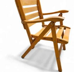 4 chaises pliantes par Ico & Luisa Parisi pour Reguitti, Italie, années 1970
