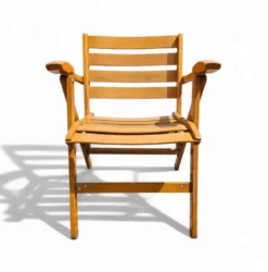 4 chaises pliantes par Ico & Luisa Parisi pour Reguitti, Italie, années 1970