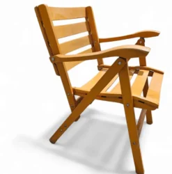4 chaises pliantes par Ico & Luisa Parisi pour Reguitti, Italie, années 1970