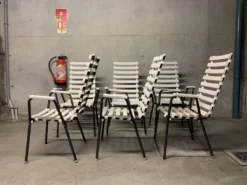 Chaises Salon de Jardin Vintage Design Rétro Fauteuil 70’s