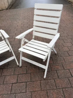 2 chaises transat des années 80