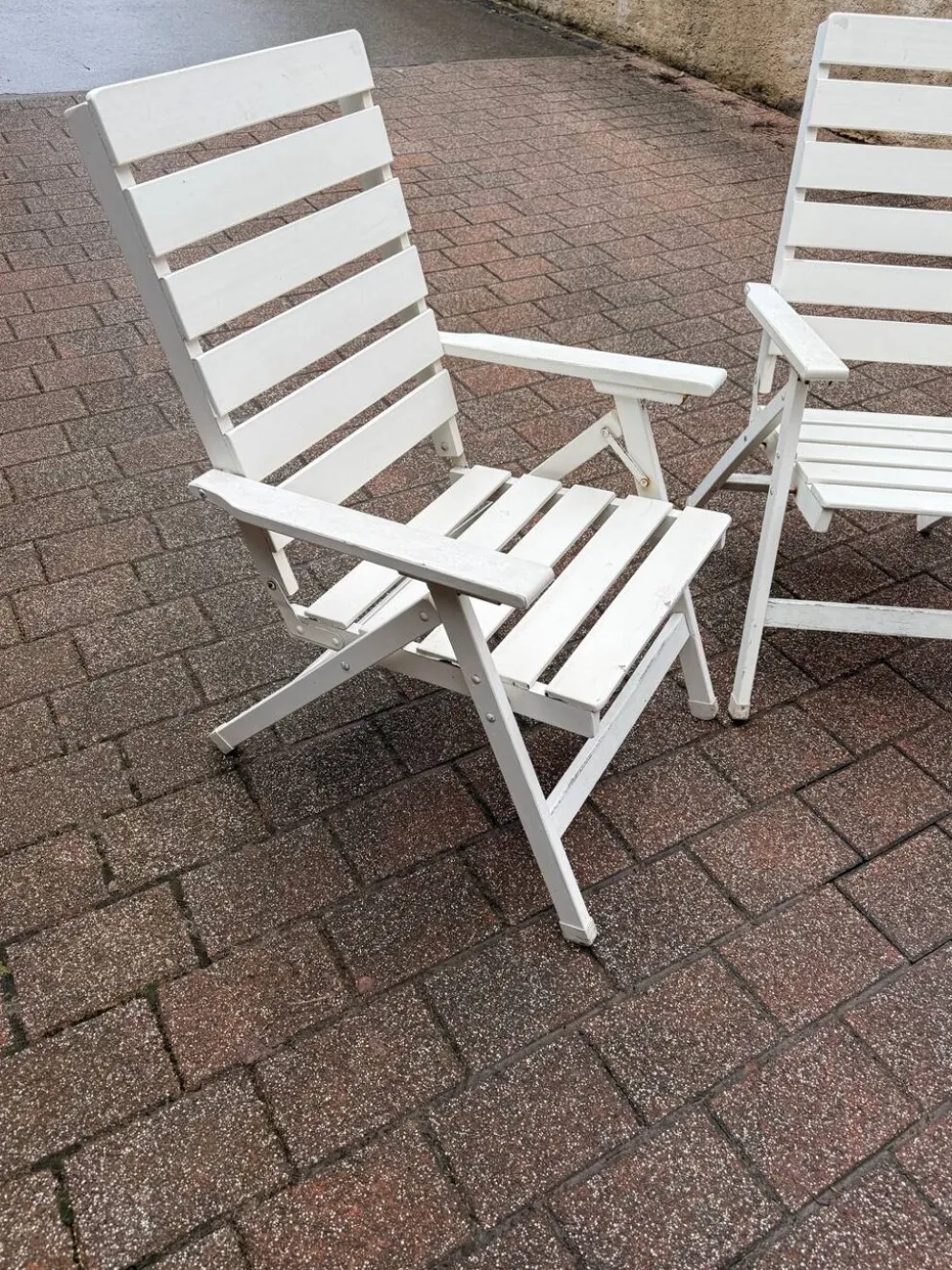 2 chaises transat des années 80