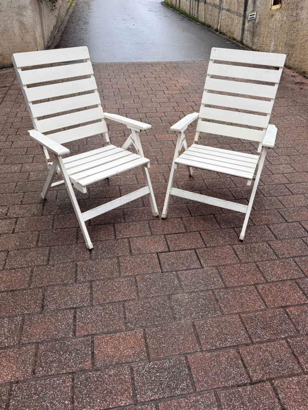 2 chaises transat des années 80