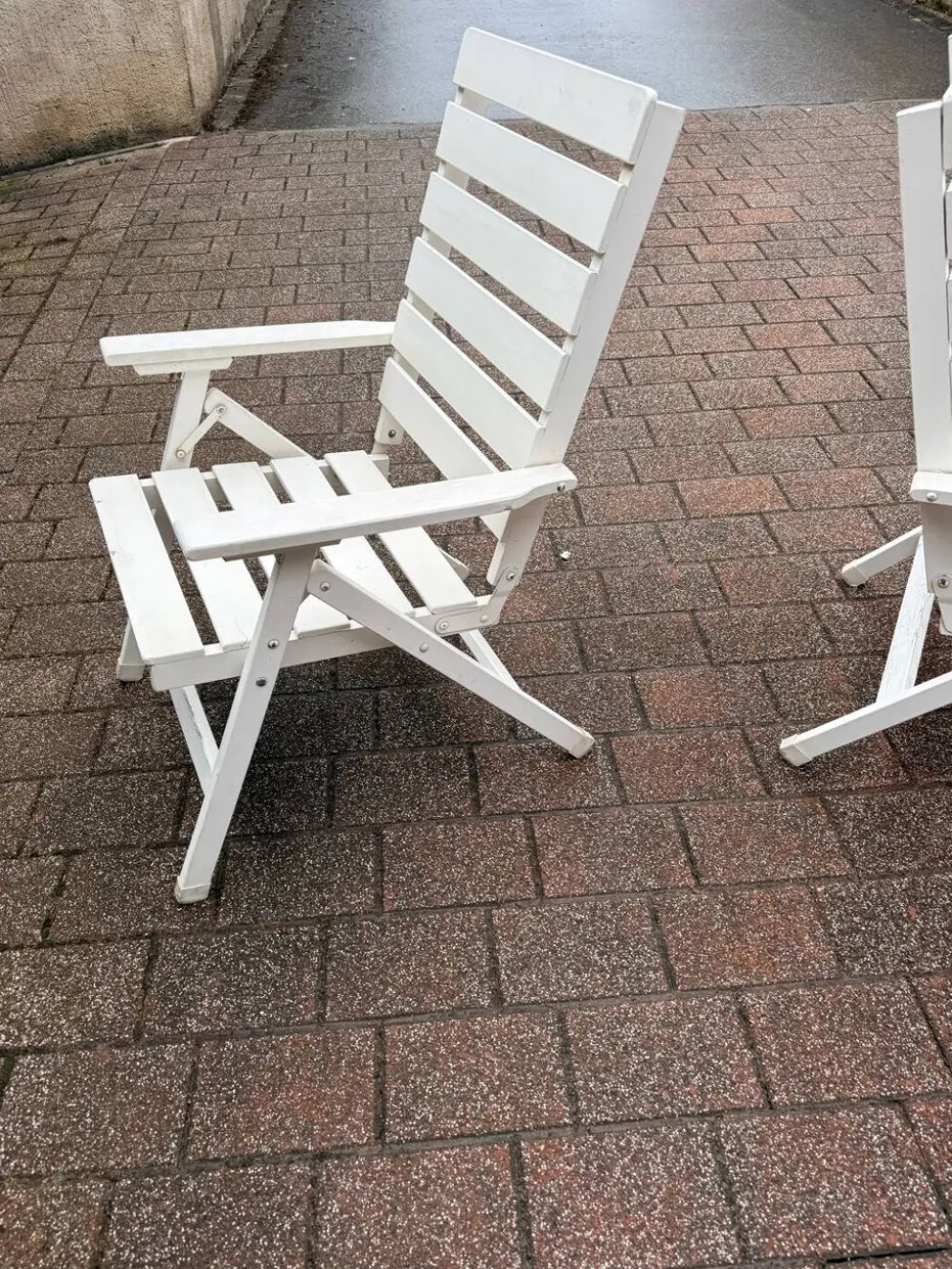 2 chaises transat des années 80