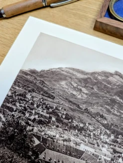 Chambéry, Savoie, planche photo imprimée en 1942.