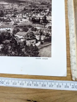 Chambéry, Savoie, planche photo imprimée en 1942.