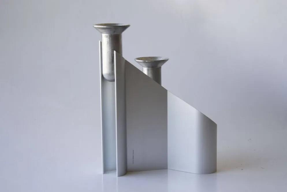 Chandelier double « Labyrinth » par Lene Munthe pour Georg Jensen, 1990s