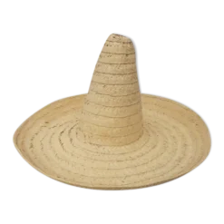 Chapeau asiatique sombréro osier