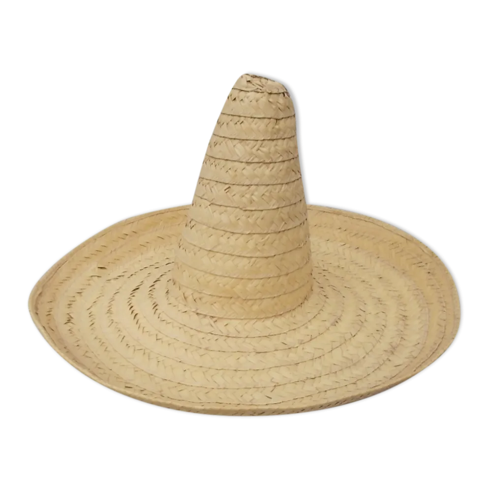 Chapeau asiatique sombréro osier