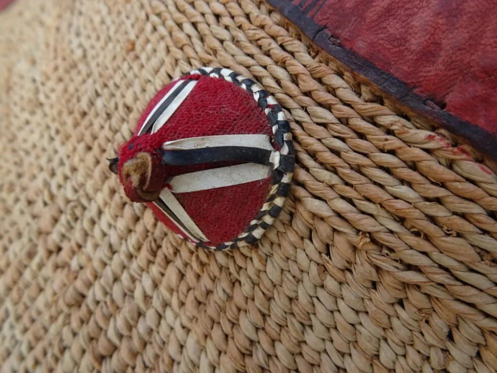 Chapeau coiffe de tribu Fulani Peulh, Afrique