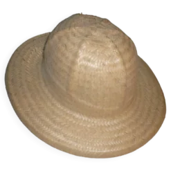 Chapeau colonial, safari en paille