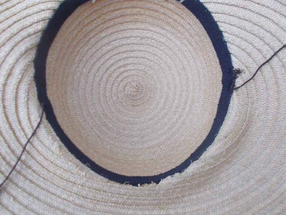 Chapeau paille ancien