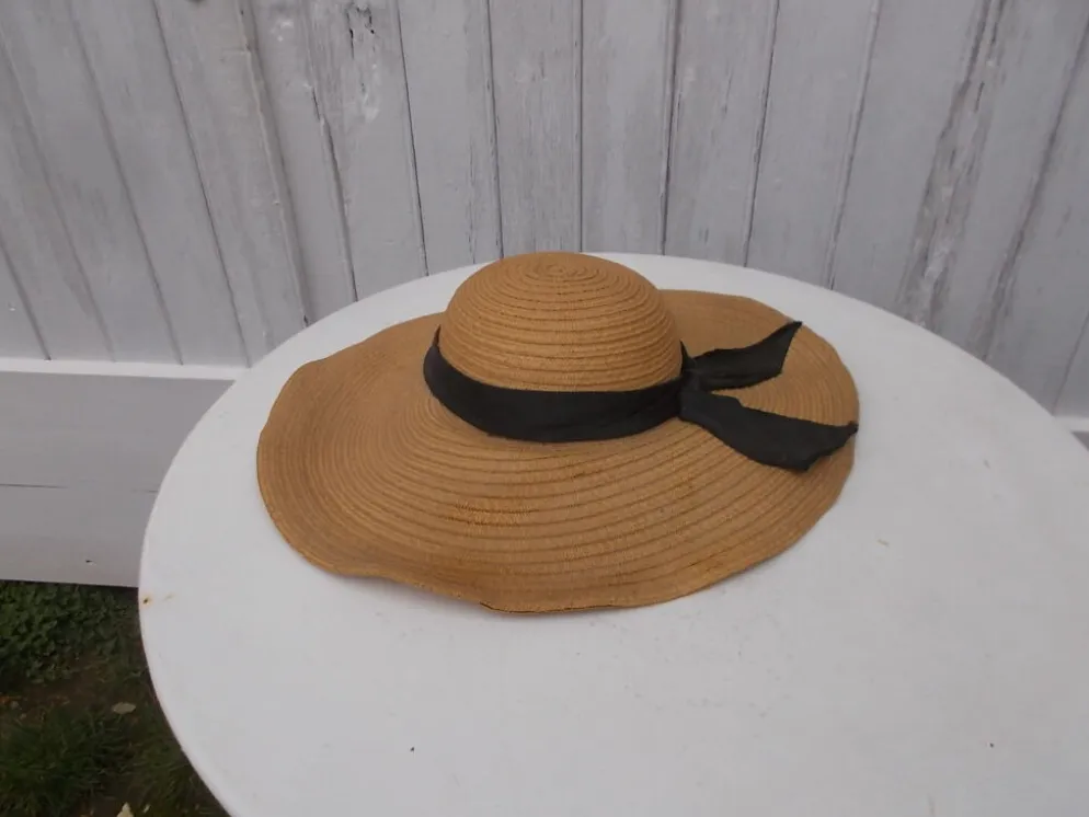 Chapeau paille ancien