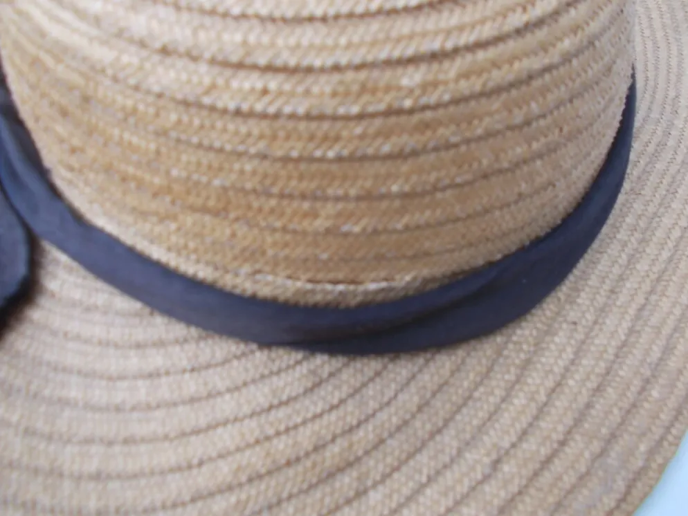 Chapeau paille ancien