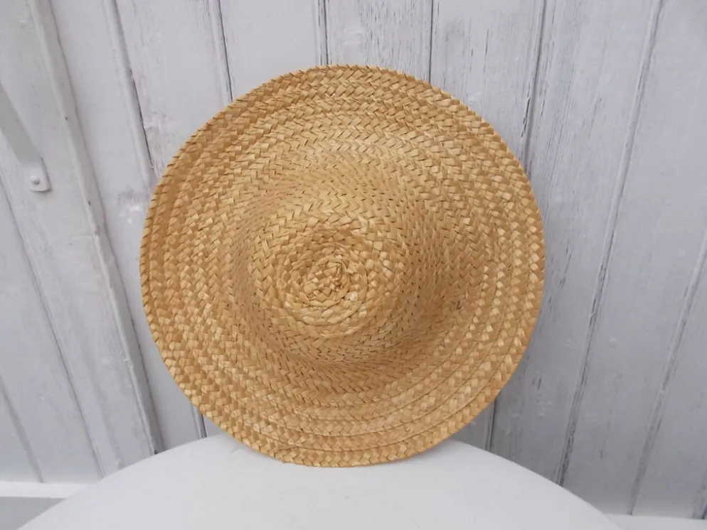 Chapeau paille vintage