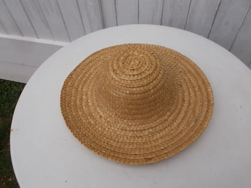Chapeau paille vintage