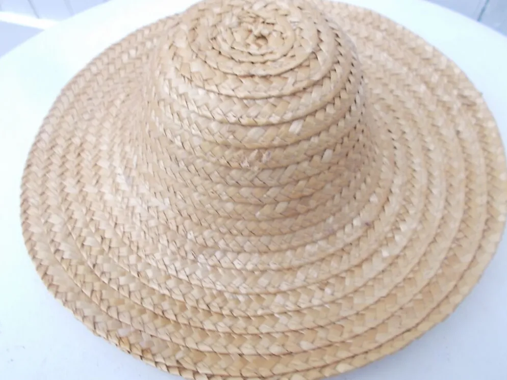 Chapeau paille vintage