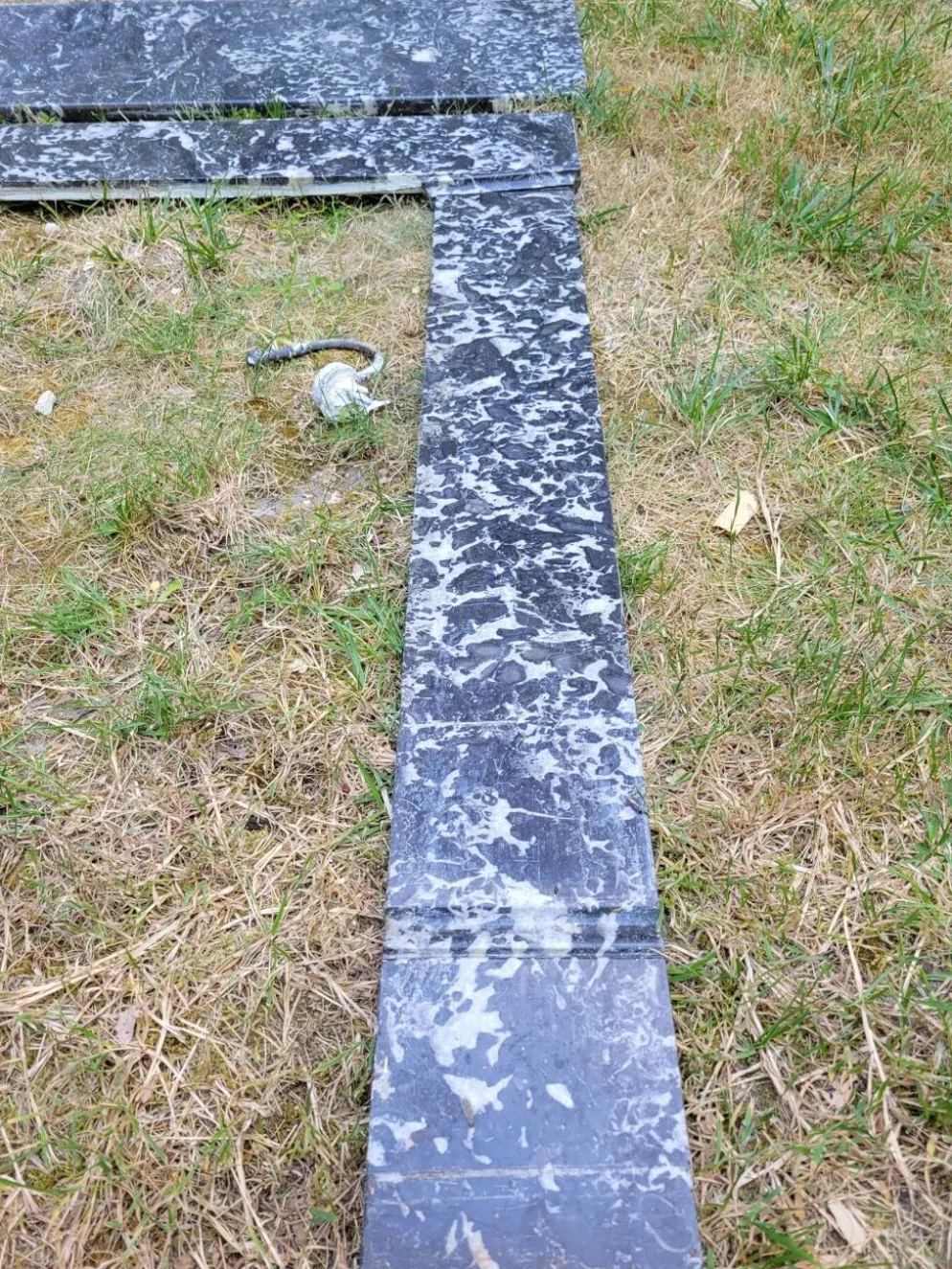 Cheminée en marbre gris mi XIXe