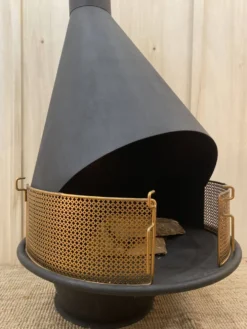 Cheminée à foyer ouvert - années 1970