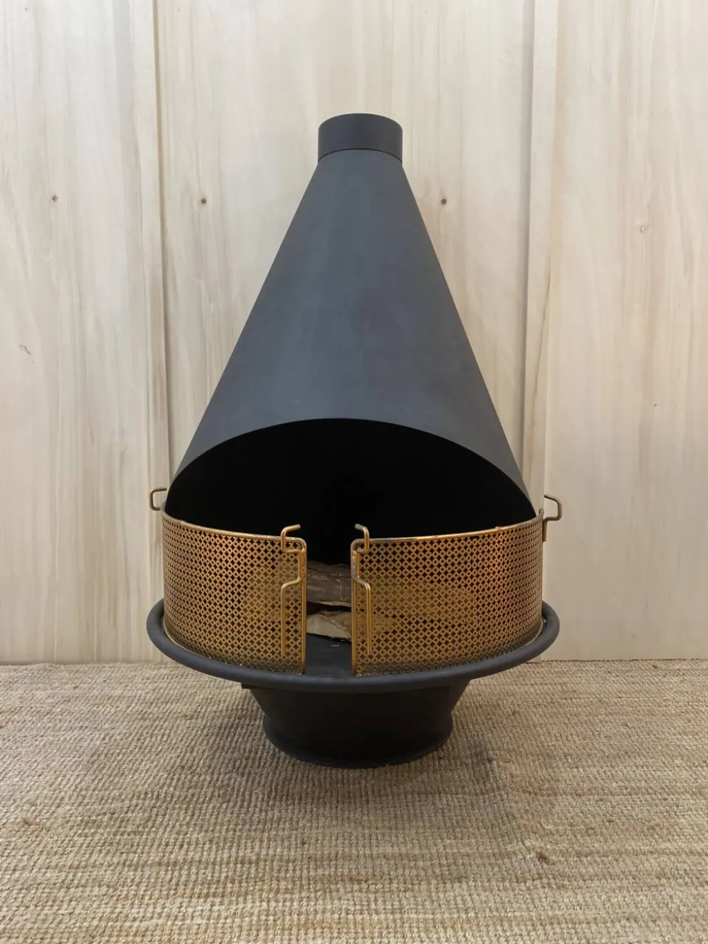 Cheminée à foyer ouvert - années 1970