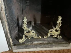 Chenets Louis XV