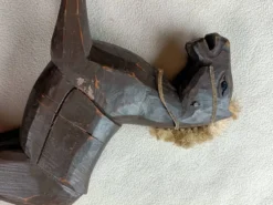 Cheval a bascule rétro bois