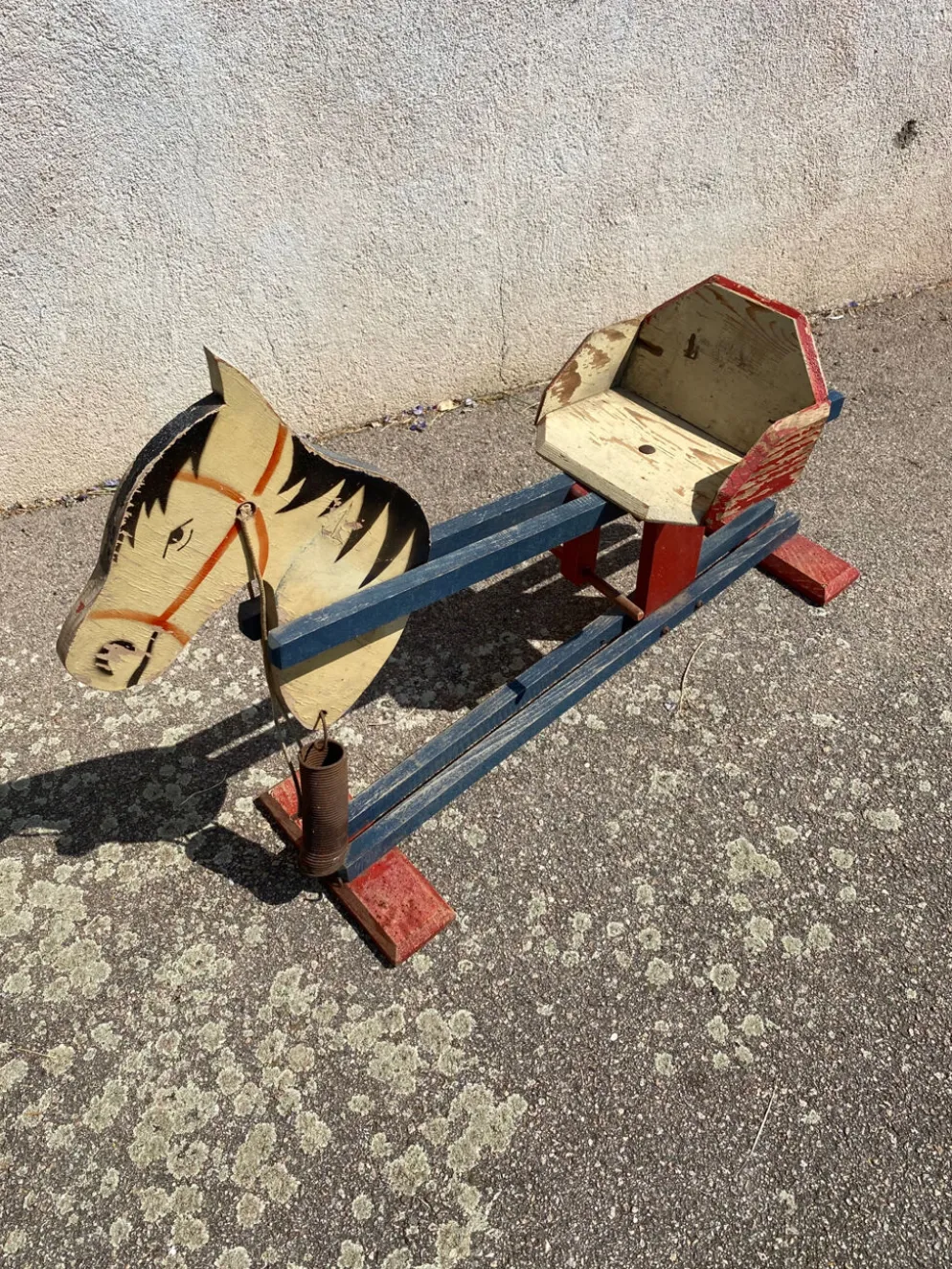 Cheval a bascule vintage