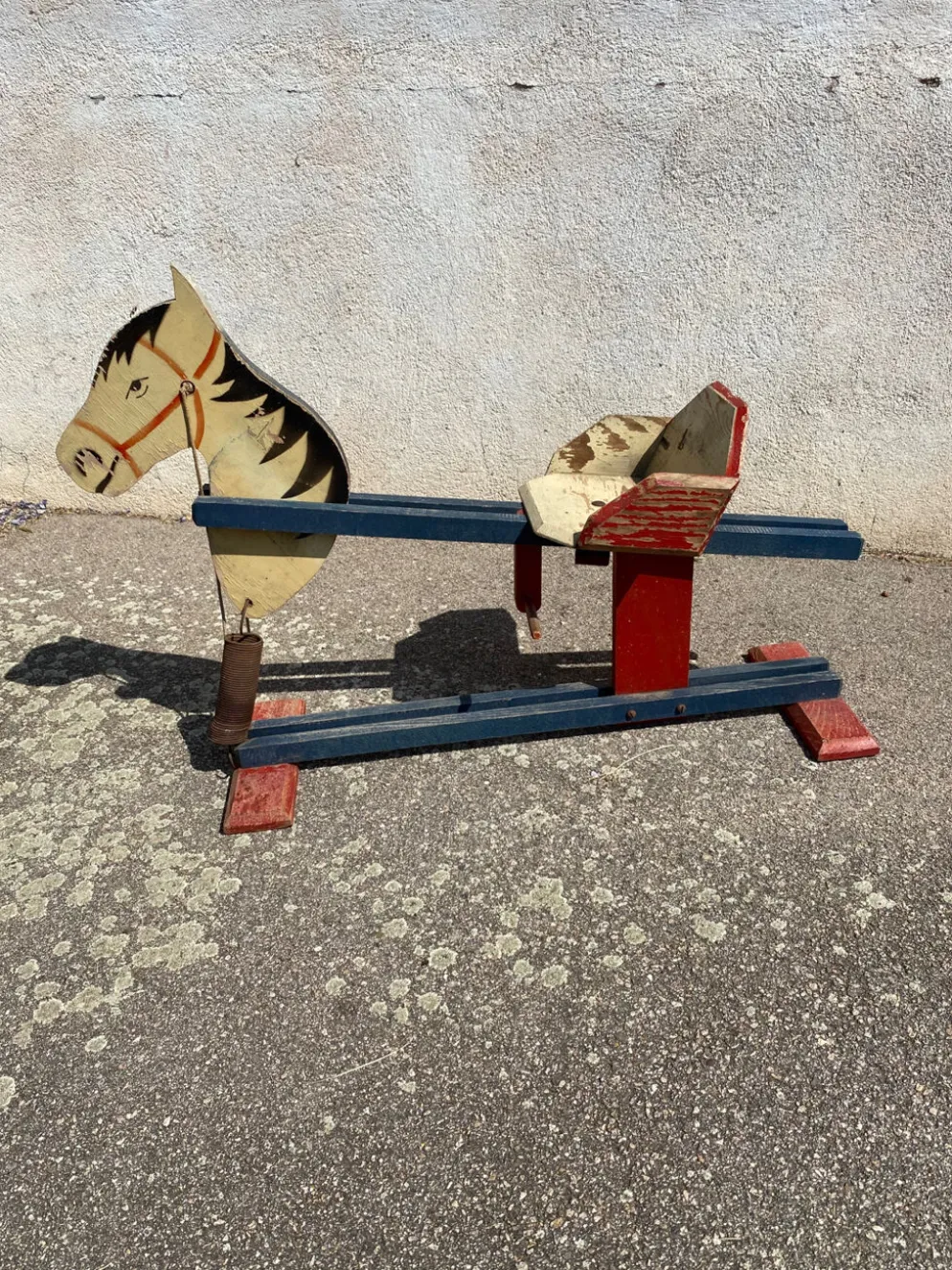 Cheval a bascule vintage