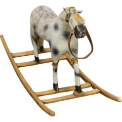 Cheval à bascule du milieu du siècle, années 1960, Tchécoslovaquie