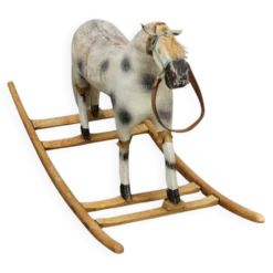 Cheval à bascule du milieu du siècle, années 1960, Tchécoslovaquie
